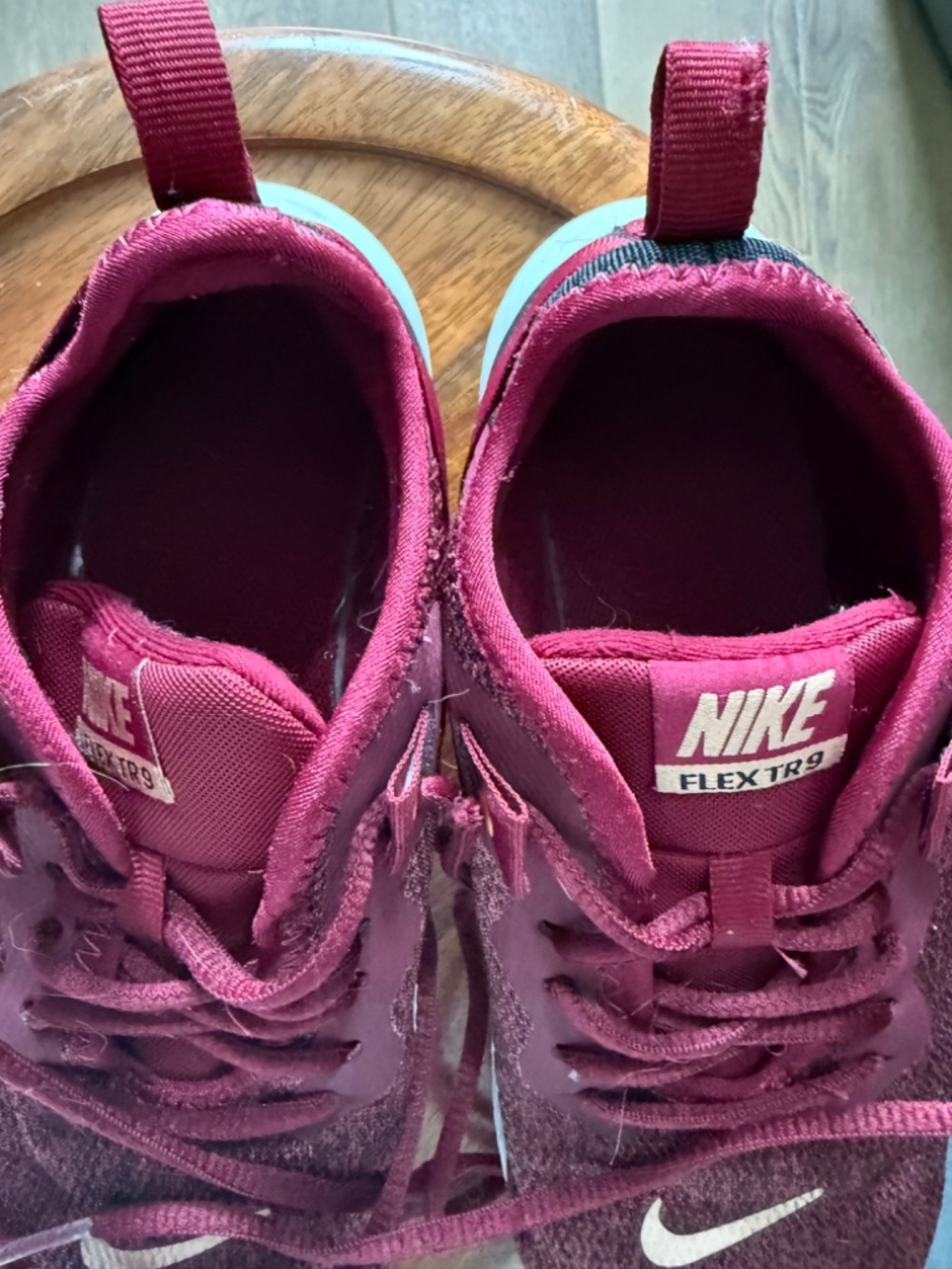 Nike Flex TR9 Women's Training Shoes Size 8 Burgundy Rose Gold Athletic Sneakers - Picture 8 of 8